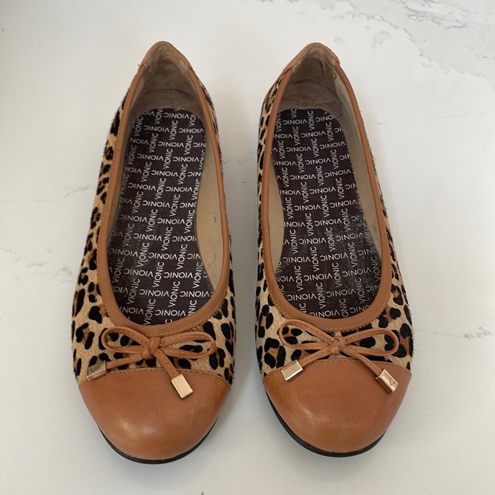 Vionic Ballet Flat Animal Print